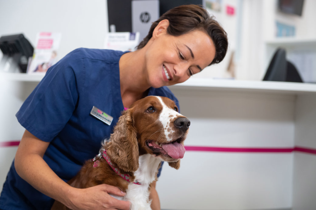 Martina and dog (complete care shoot)