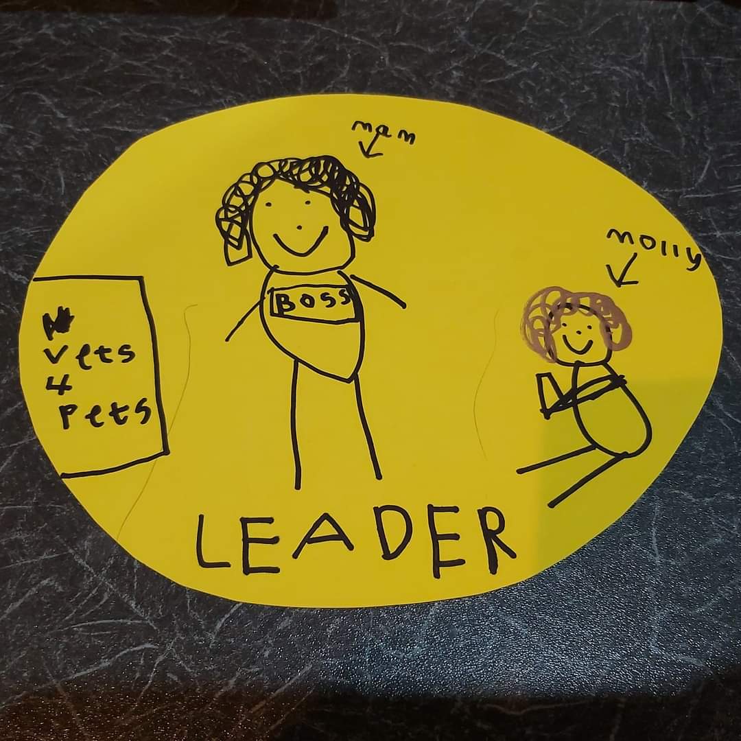 Emma's daughter's school artwork